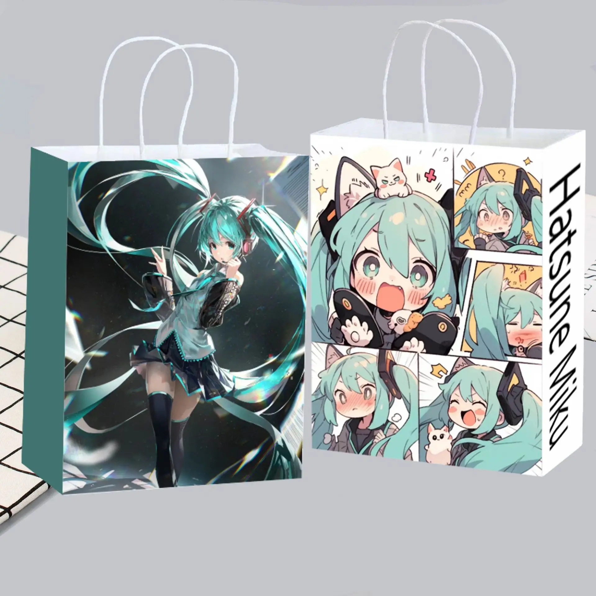 Anime Merchandise Bag - Borsa di Carta Riciclabile con Motivo