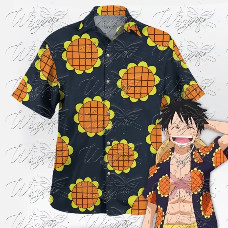Anime Merchandise For Women - Camicia Estiva Bandai One Piece Luffy