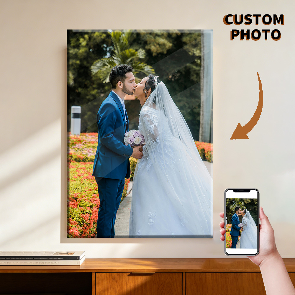 Art Print Framed - 1 pezzo di foto personalizzate su