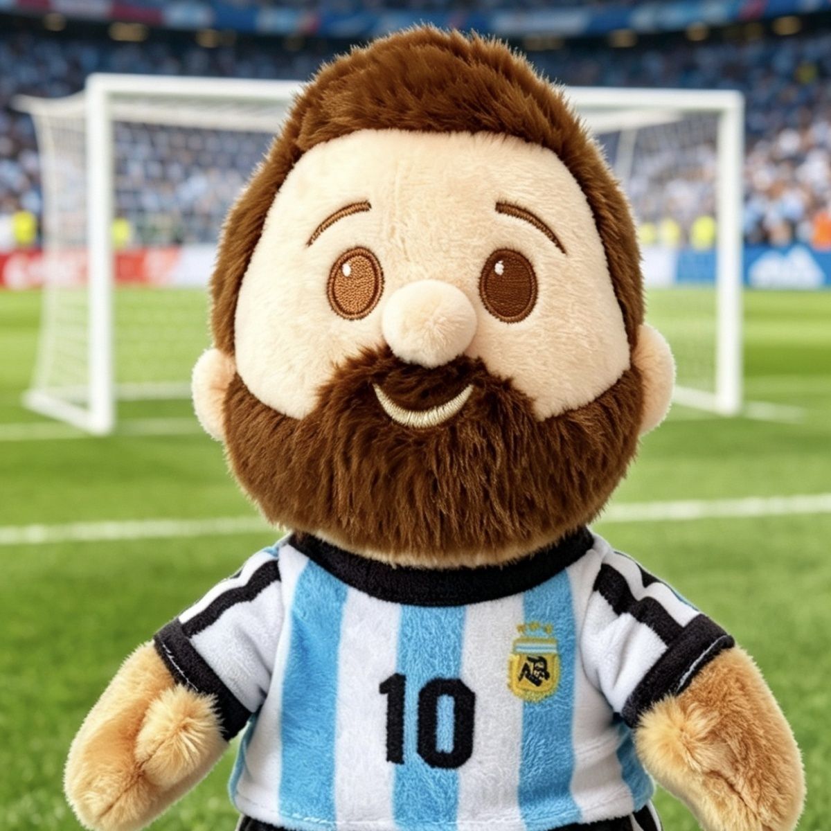 Anime Merchandise Figures - Bambola di Peluche Messi Argentina 15CM,
