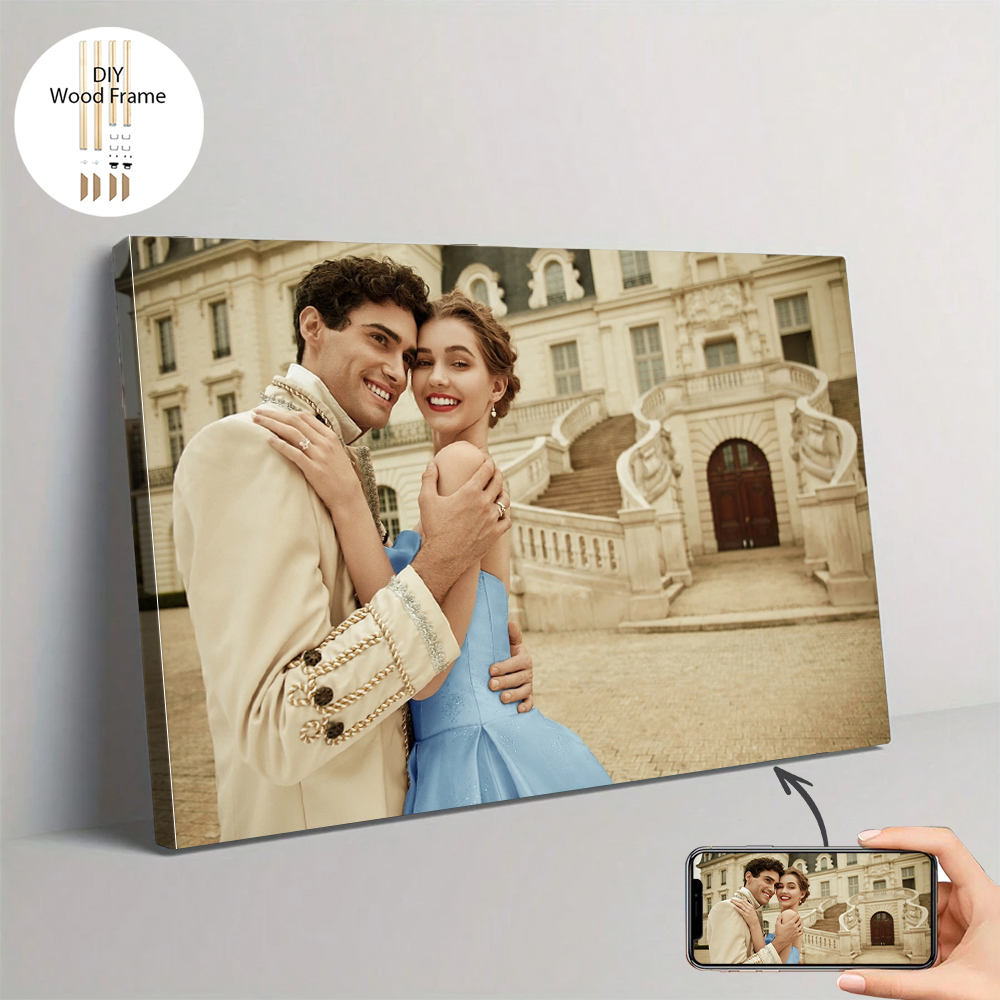Art Print Framed - 1 foto personalizzata con cornice fai-da-te