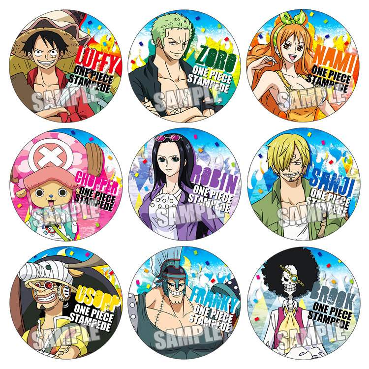 Anime Merchandise Figures - One Piece Film Stampede Anime Distintivo