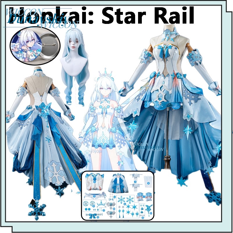Anime Merchandise Dress - Costume Cosplay di Kiana Kaslana da