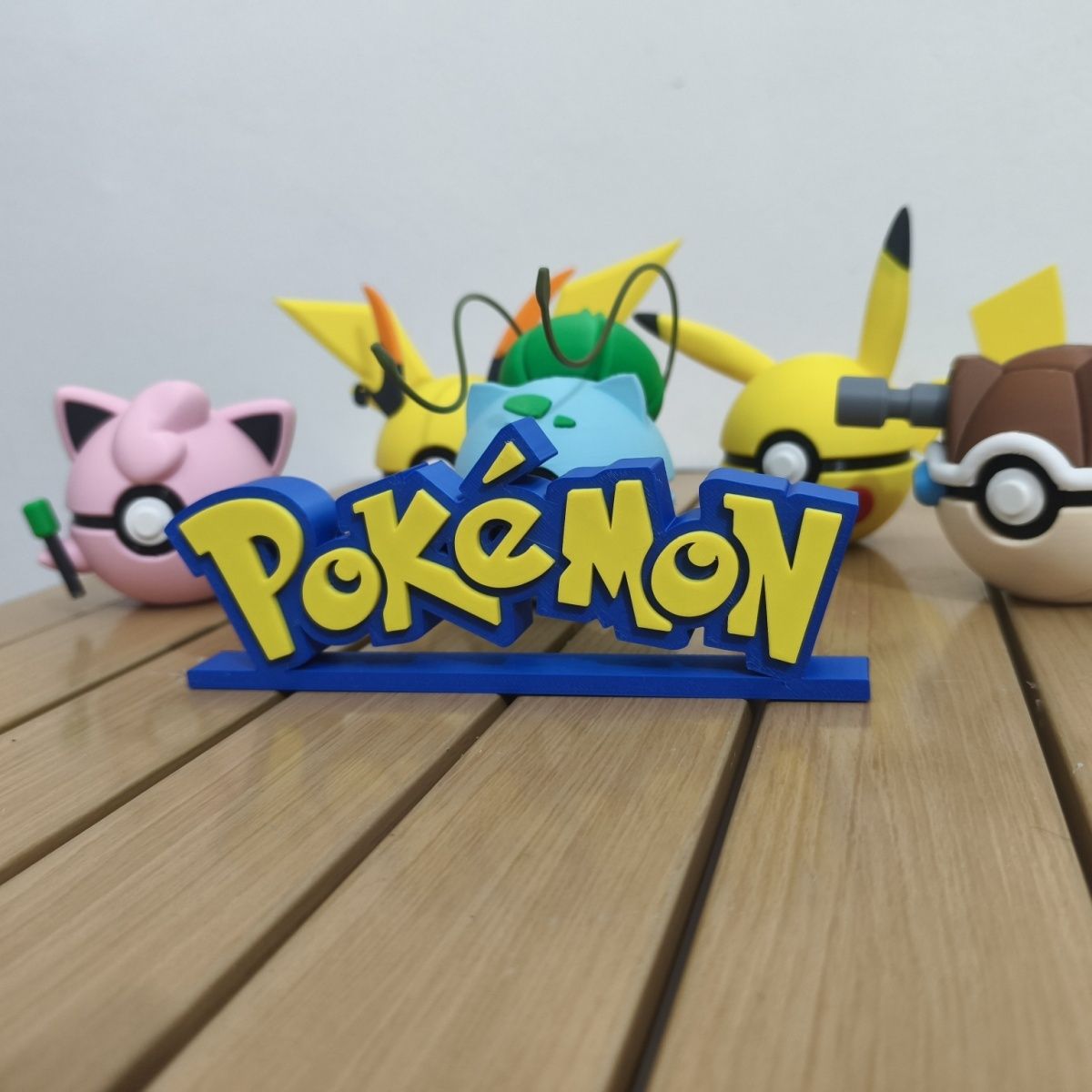 Anime Merchandise Figures - Espositore con logo Pokemon, nuovo modello