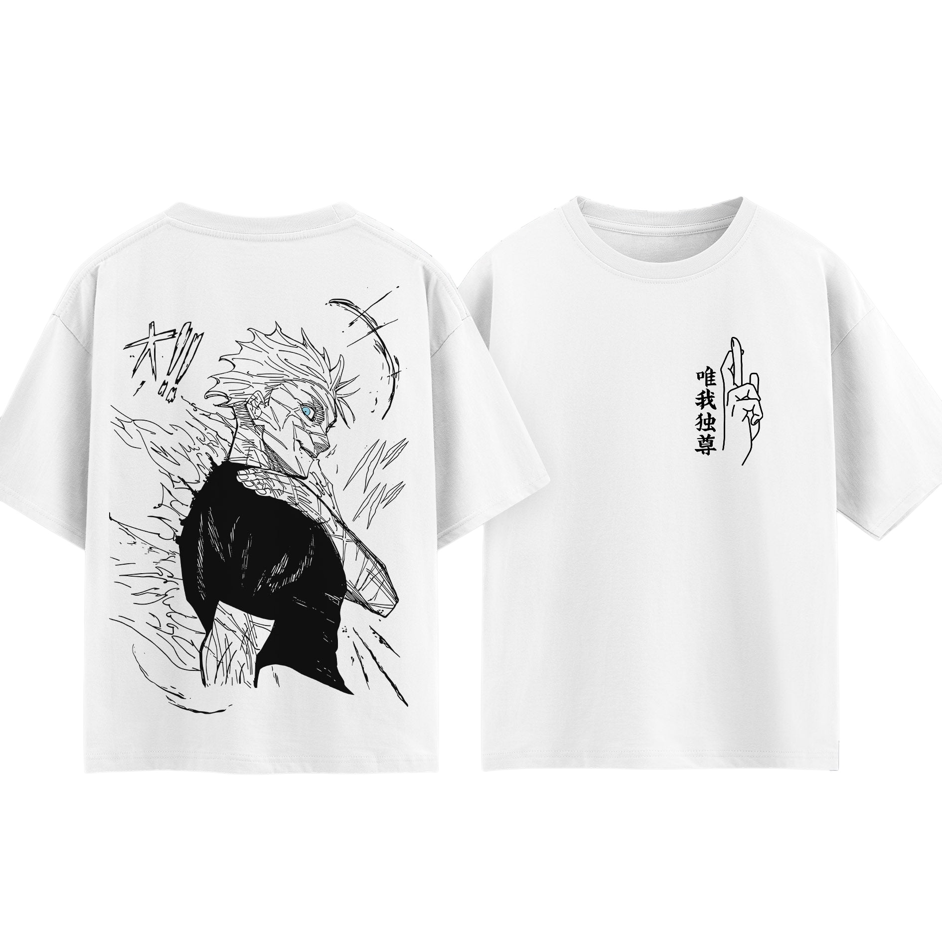 Anime Merchandise For Women - T-shirt Anime Jujutsu Kaisen Gojo Satoru