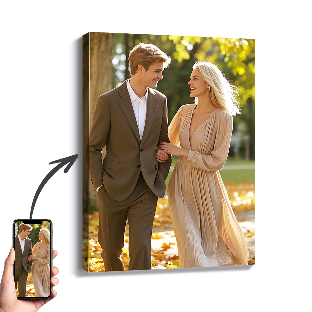 Art Print Framed - Foto personalizzate da 1 pezzo con