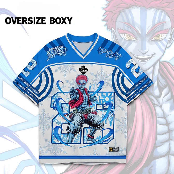 Anime Merchandise Demon Slayer - T-shirt Cosplay Demon Slayer Retrò Estiva