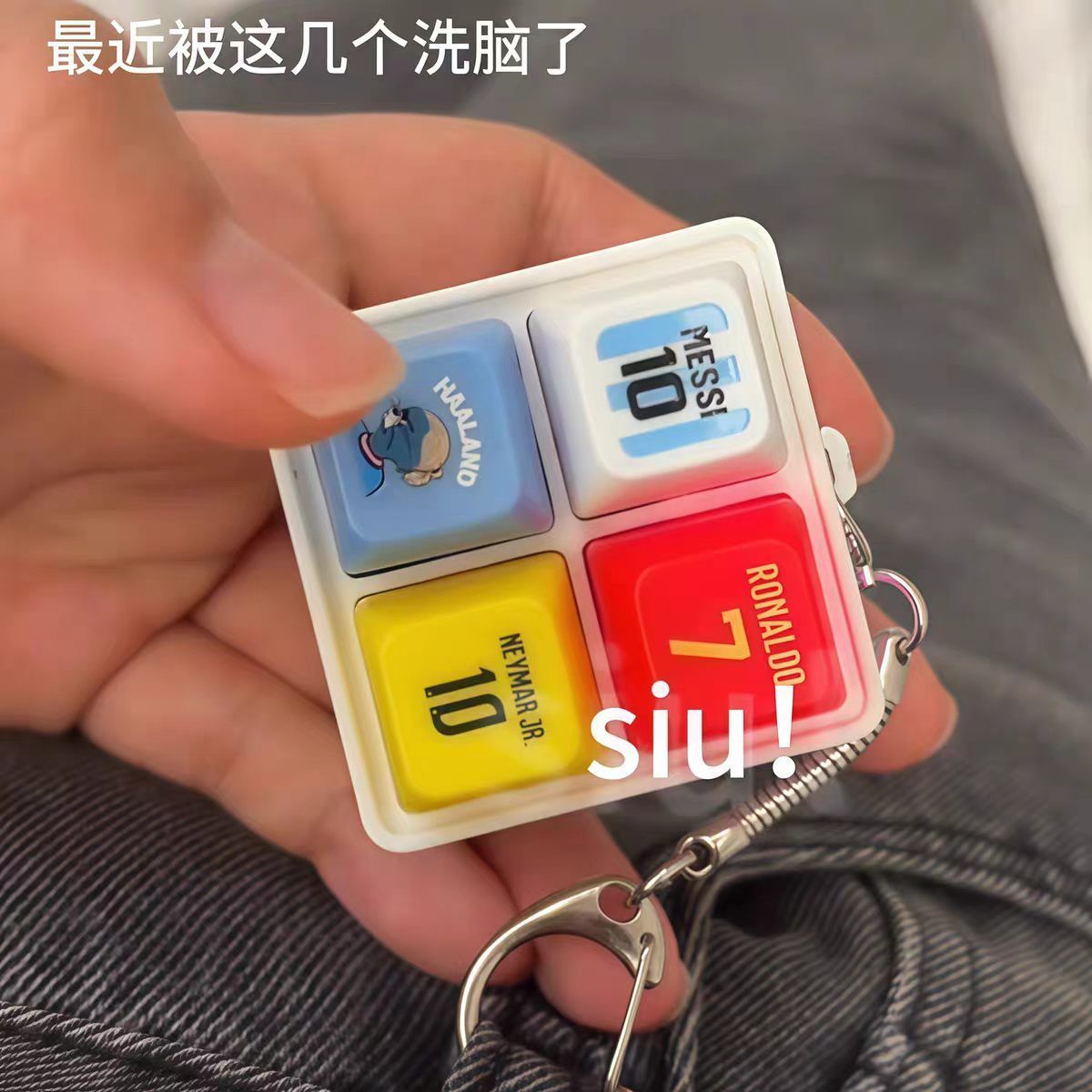 Anime Merchandise Bag - Portachiavi a tema calcistico di Haaland