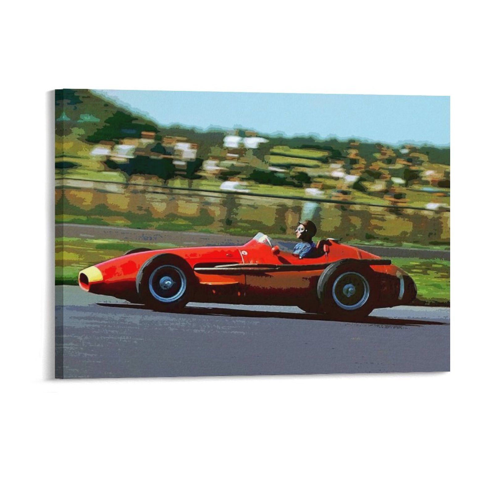 Juan Manuel Fangio Racing His  - Art Print Framed recensione e prezzo