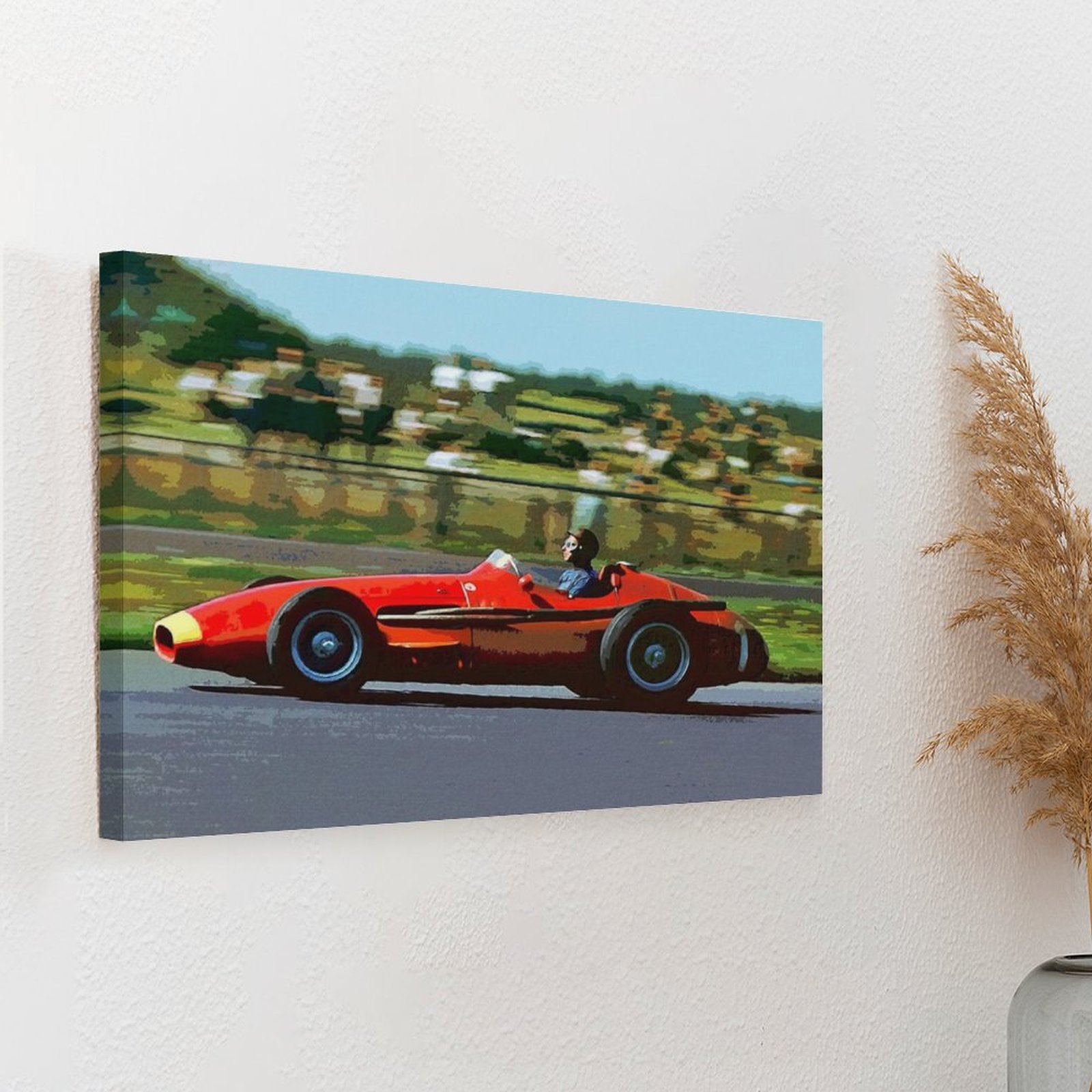 Juan Manuel Fangio Racing His  - Art Print Framed recensione e prezzo