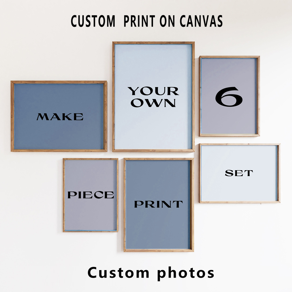 Set di 6 Stampe su Tela Person - Art Print Framed recensione e prezzo