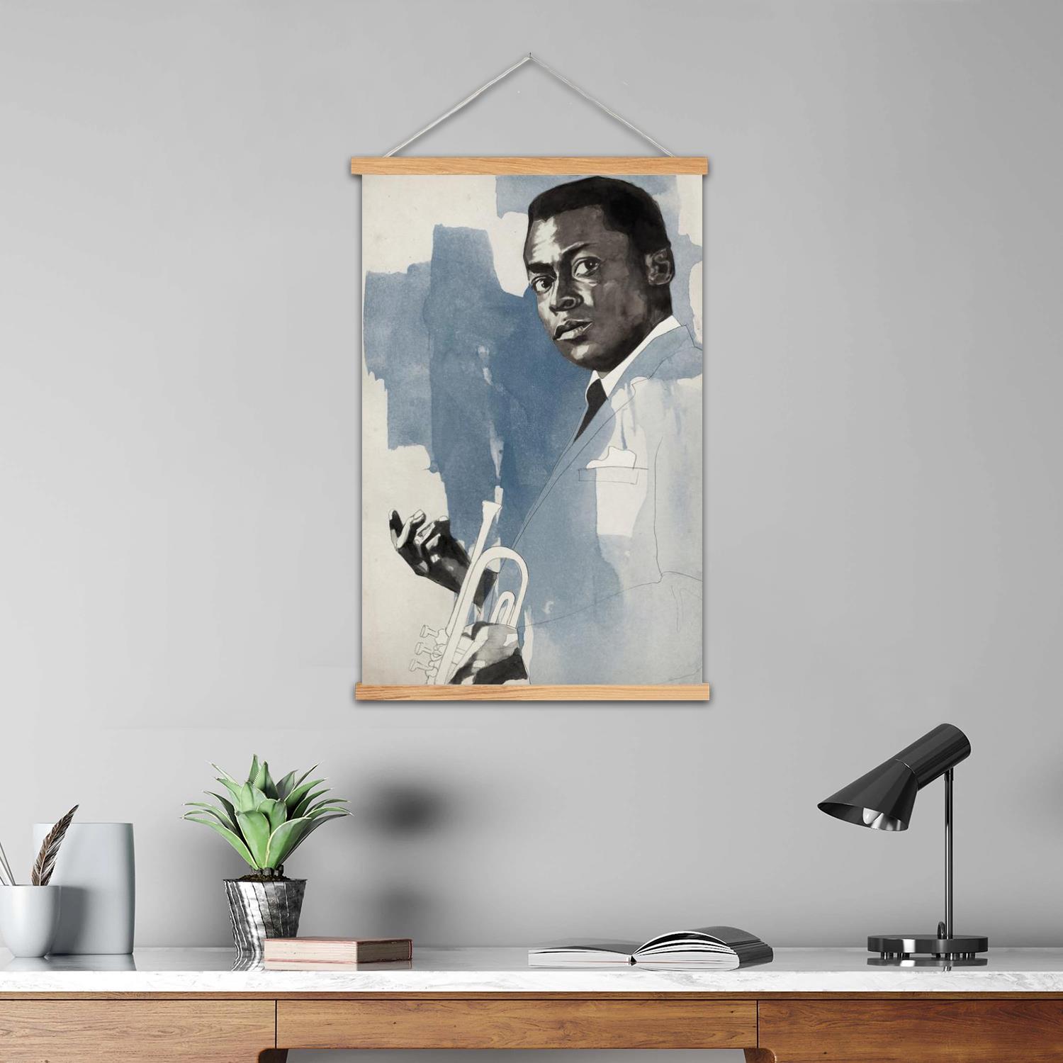 Miles Davis Pittura murale inc - Art Print Framed recensione e prezzo
